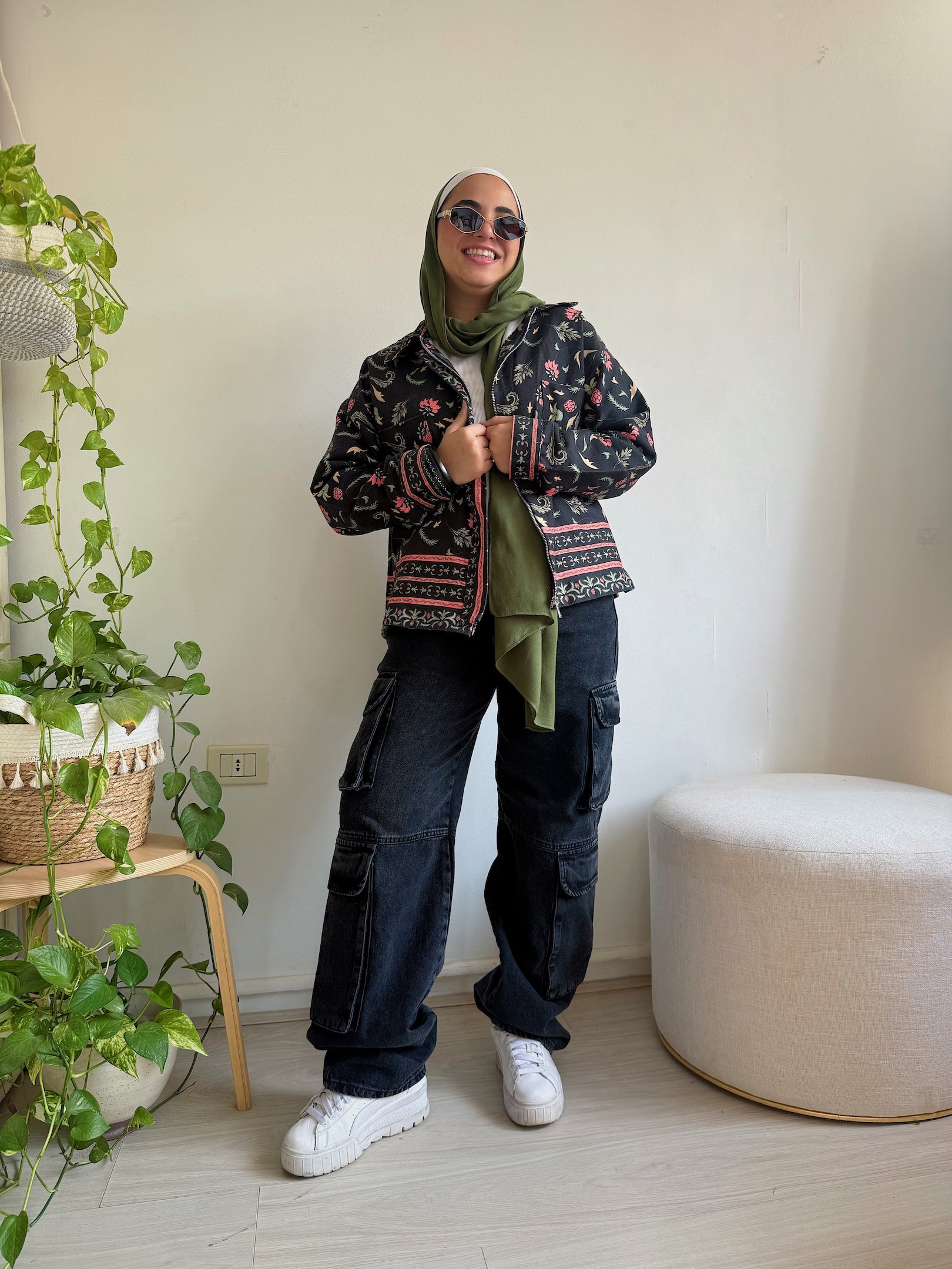 Image of Black Gabardine Jacket